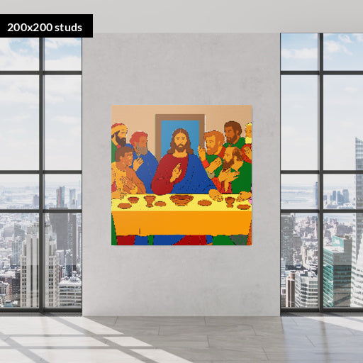 200*200studs, 160*160cm, 63*63inch
