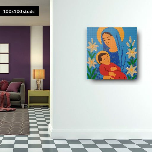 100*100studs, 80*80cm, 31,5*31,5inch