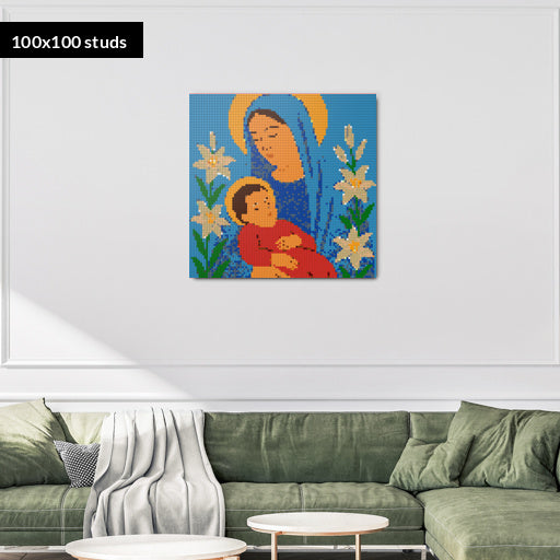 100*100studs, 80*80cm, 31,5*31,5inch