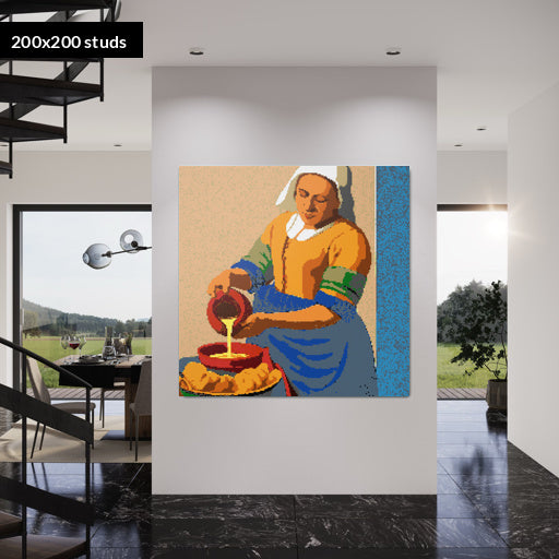 200*200studs, 160*160cm, 63*63inch