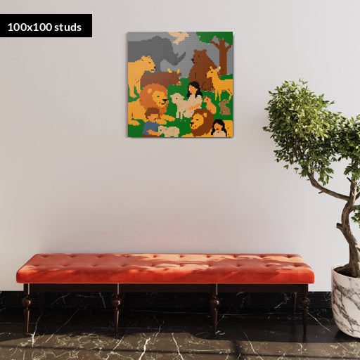 100*100studs, 80*80cm, 31,5*31,5inch