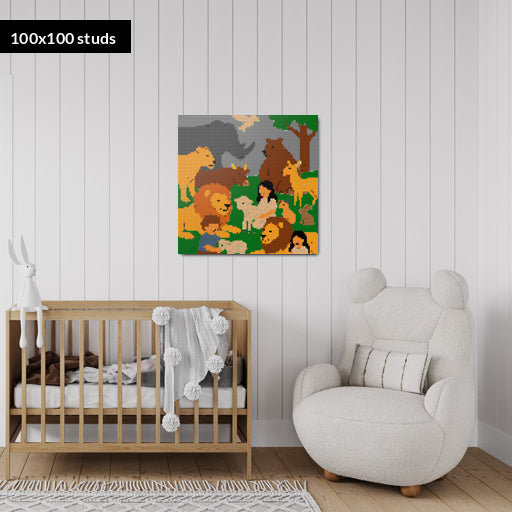 100*100studs, 80*80cm, 31,5*31,5inch