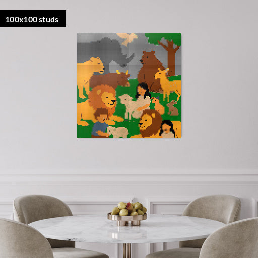 100*100studs, 80*80cm, 31,5*31,5inch