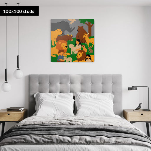 100*100studs, 80*80cm, 31,5*31,5inch