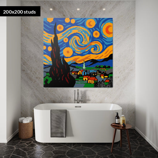 200*200studs, 160*160cm, 63*63inch