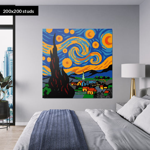 200*200studs, 160*160cm, 63*63inch