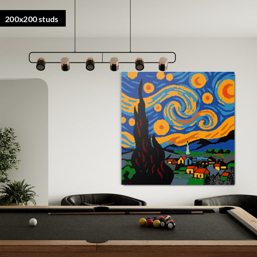 200*200studs, 160*160cm, 63*63inch