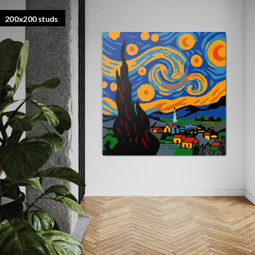 200*200studs, 160*160cm, 63*63inch