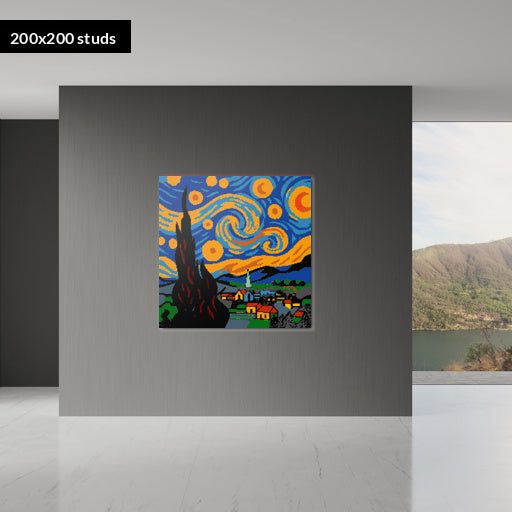 200*200studs, 160*160cm, 63*63inch