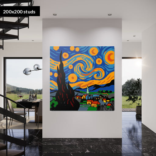 200*200studs, 160*160cm, 63*63inch