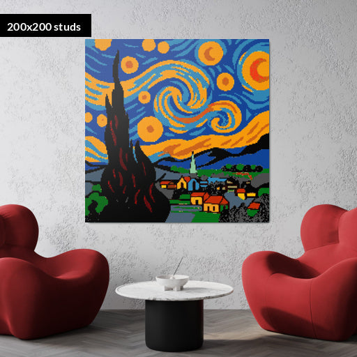 200*200studs, 160*160cm, 63*63inch