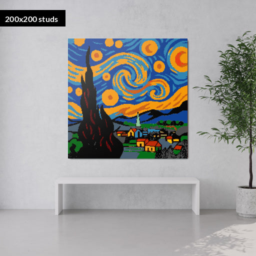 200*200studs, 160*160cm, 63*63inch