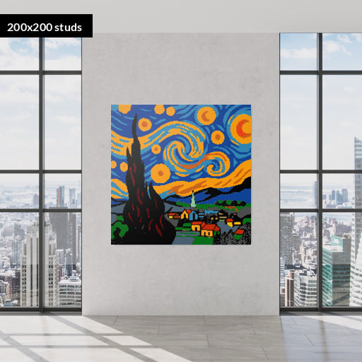 200*200studs, 160*160cm, 63*63inch