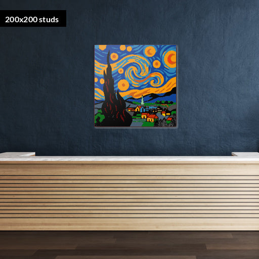 200*200studs, 160*160cm, 63*63inch
