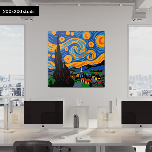 200*200studs, 160*160cm, 63*63inch