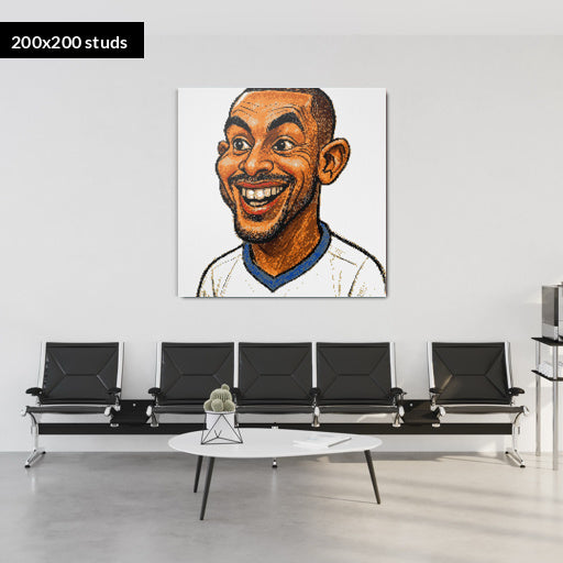 200*200studs, 160*160cm, 63*63inch