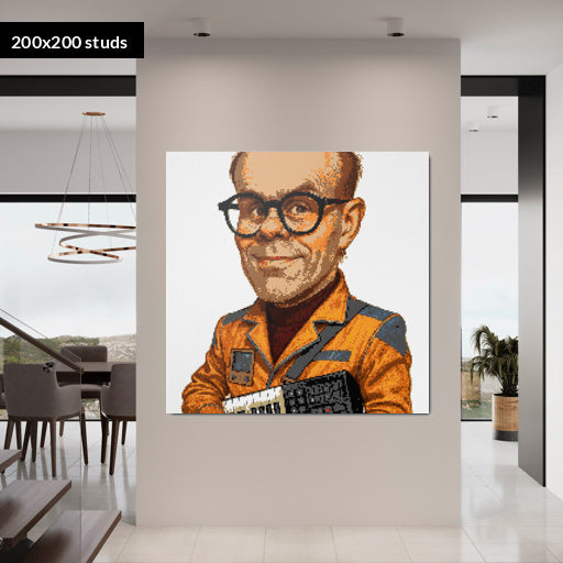 200*200studs, 160*160cm, 63*63inch