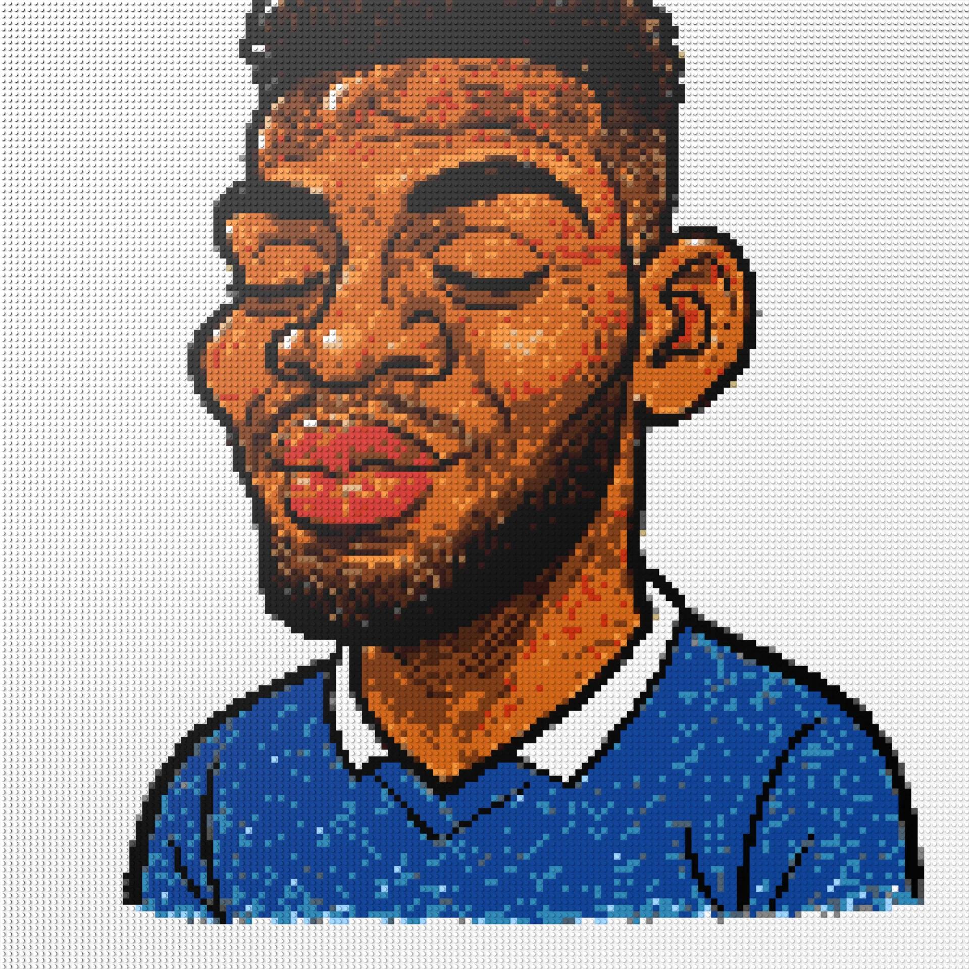 150*150studs, 120*120cm, 47,25*47,25inch