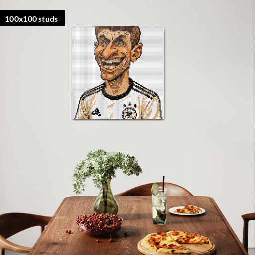 100*100studs, 80*80cm, 31,5*31,5inch