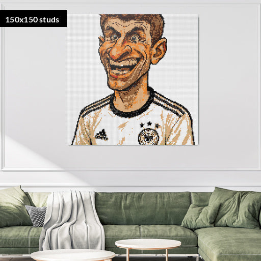 150*150studs, 120*120cm, 47,25*47,25inch