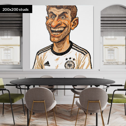 200*200studs, 160*160cm, 63*63inch