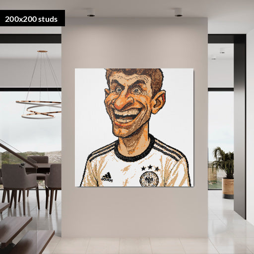 200*200studs, 160*160cm, 63*63inch