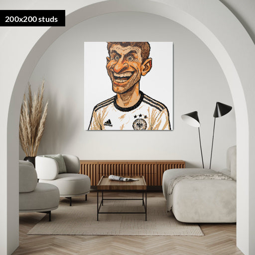 200*200studs, 160*160cm, 63*63inch