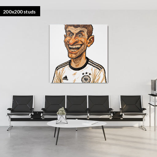 200*200studs, 160*160cm, 63*63inch