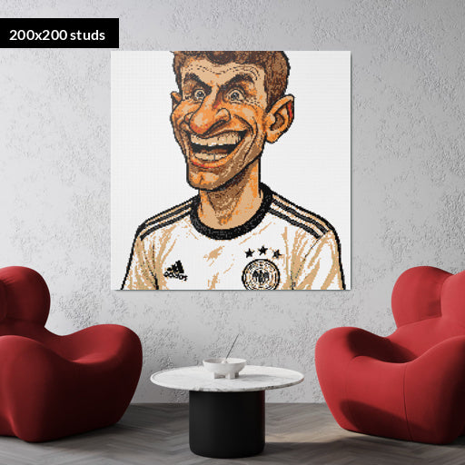 200*200studs, 160*160cm, 63*63inch