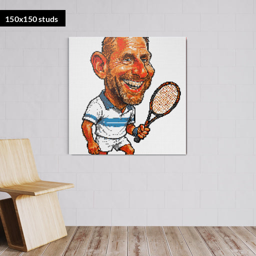 150*150studs, 120*120cm, 47,25*47,25inch