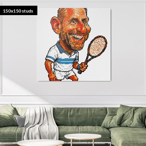 150*150studs, 120*120cm, 47,25*47,25inch