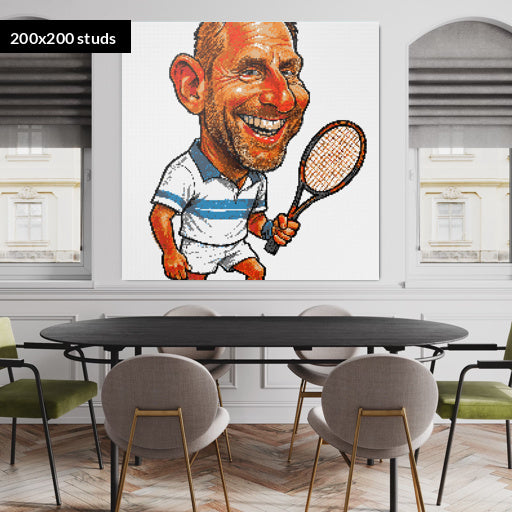 200*200studs, 160*160cm, 63*63inch