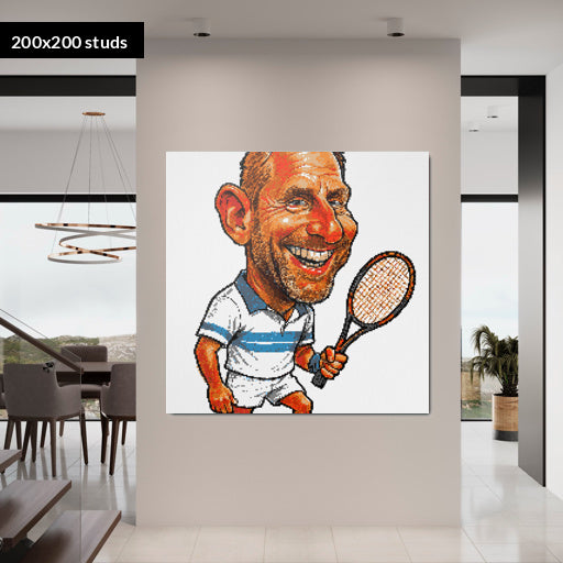 200*200studs, 160*160cm, 63*63inch