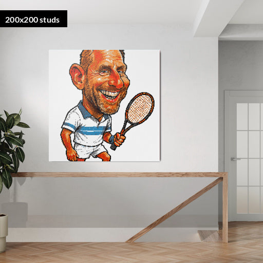 200*200studs, 160*160cm, 63*63inch