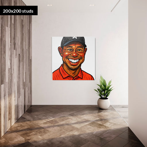 200*200studs, 160*160cm, 63*63inch