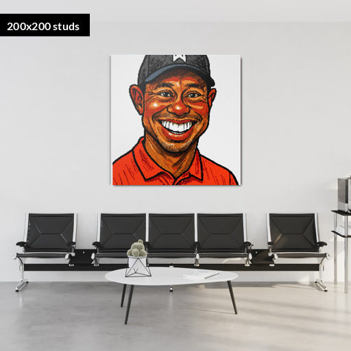 200*200studs, 160*160cm, 63*63inch