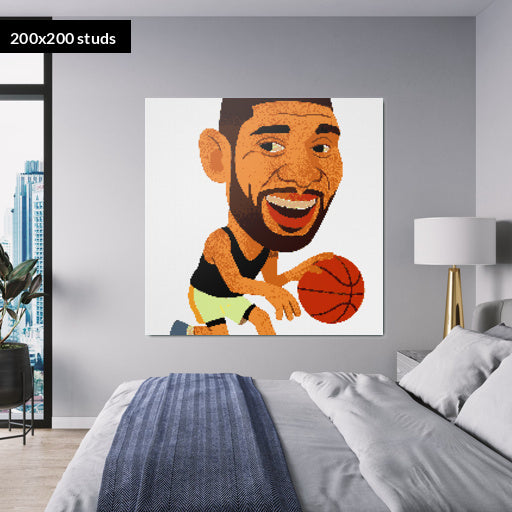 200*200studs, 160*160cm, 63*63inch