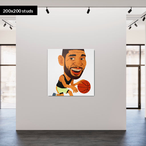 200*200studs, 160*160cm, 63*63inch