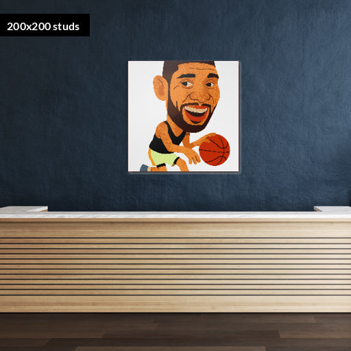200*200studs, 160*160cm, 63*63inch