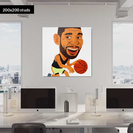 200*200studs, 160*160cm, 63*63inch