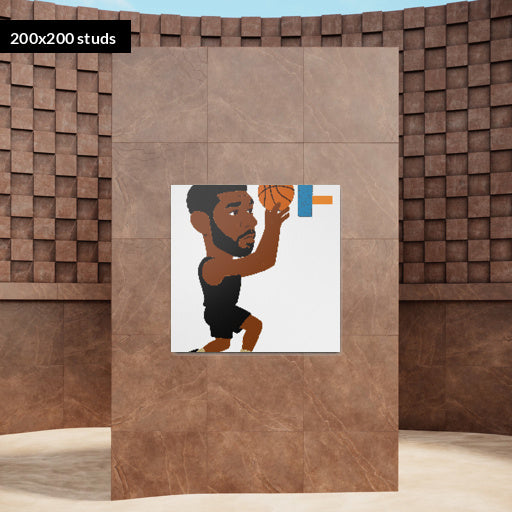 200*200studs, 160*160cm, 63*63inch