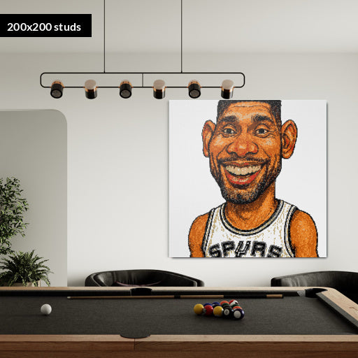 200*200studs, 160*160cm, 63*63inch