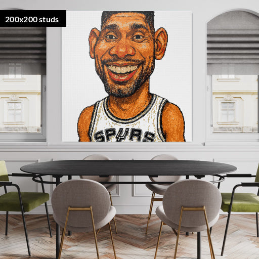 200*200studs, 160*160cm, 63*63inch