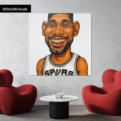 200*200studs, 160*160cm, 63*63inch