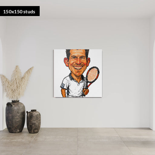 150*150studs, 120*120cm, 47,25*47,25inch