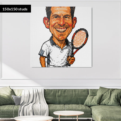 150*150studs, 120*120cm, 47,25*47,25inch