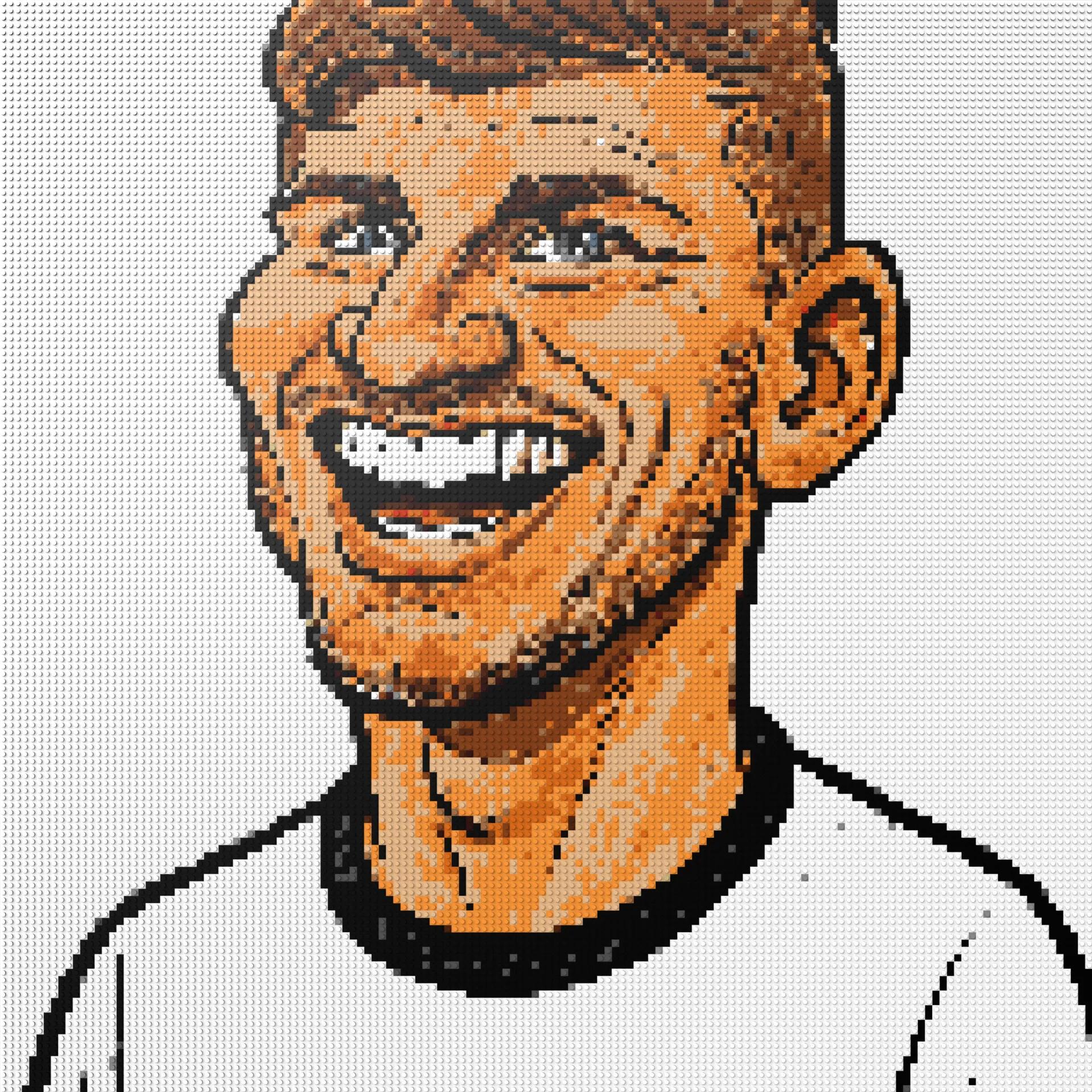 150*150studs, 120*120cm, 47,25*47,25inch