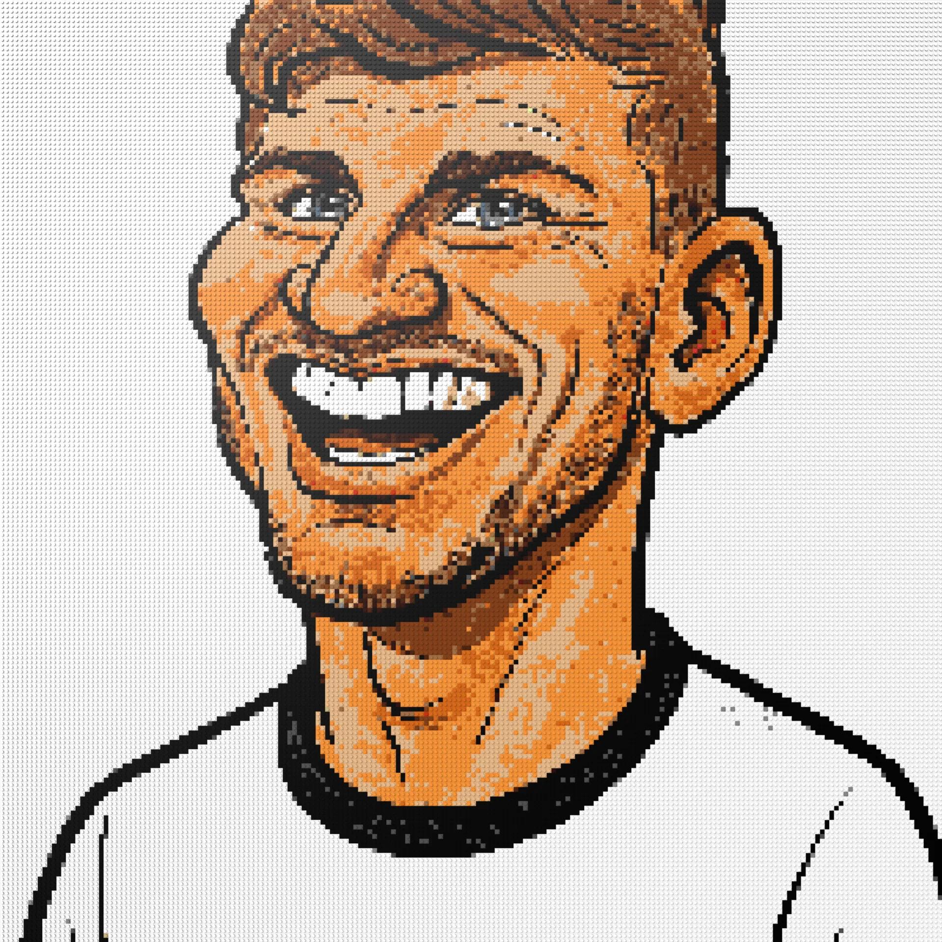 200*200studs, 160*160cm, 63*63inch