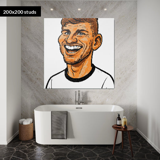 200*200studs, 160*160cm, 63*63inch