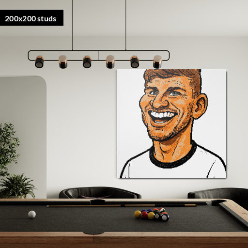 200*200studs, 160*160cm, 63*63inch